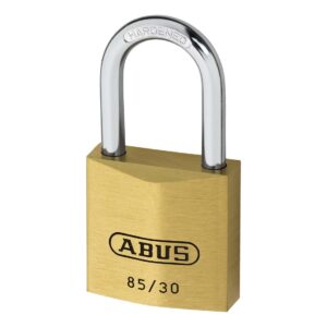 Cadenas Abus 85/30HB24 en laiton massif à double verrouillage – Image 2