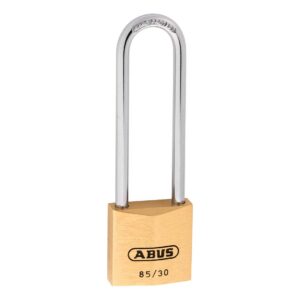 Cadenas Abus 85/30HB65 en laiton massif à double verrouillage – Image 2