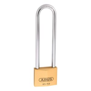 Cadenas Abus 85/50HB127 en laiton massif à double verrouillage – Image 2