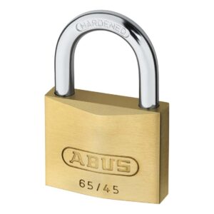 Cadenas Abus 65/45 en laiton massif avec anse en acier cémenté – Image 2