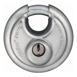 Abus Diskus 26/70 | Cadenas rond en acier | S'entrouvrant sur code clé EE0036 – Image 2