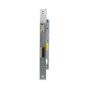 Wilka 1433 serrure à larder pour profil étroit avec entraxe 92 - Têtière inox – Image 2