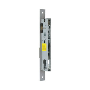 Wilka 1433 serrure à larder pour profil étroit avec entraxe 92 - Têtière inox – Image 4