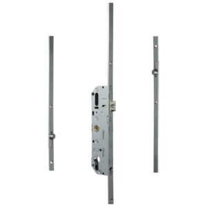 Ferco serrure multipoint à 2 galets, entraxe 70 mm - Manœuvre à relevage de béquille – Image 2