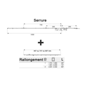 Maco B-TS Multi Matic serrure pour porte de balcon - À relevage (de béquille) – Image 2