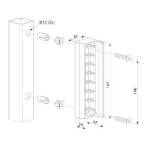 Locinox SMKL - Gâche en applique – Image 8