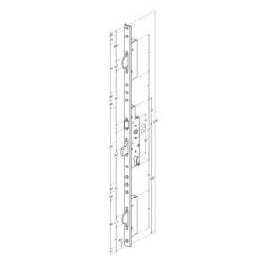 Sobinco 8401 serrure multipoint avec têtière en U – Image 3