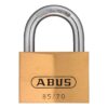 Abus 85/70 - Cadenas en laiton massif - Double verrouillage de l’anse