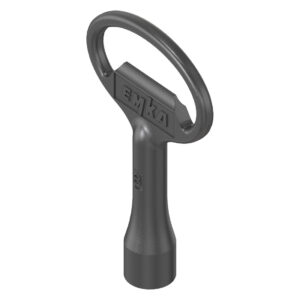 Clé EMKA 1004-04 | Triangle de 8 mm | Zamak noir