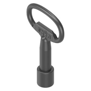 Clé EMKA 1004-24 | Triangle de 10 mm | Zamak noir