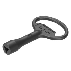 Clé EMKA 1004-26 | Triangle de 6,5 mm CNOMO | Zamak noir