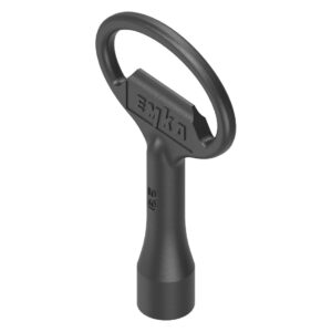 Clé EMKA 1004-26 | Triangle de 6,5 mm CNOMO | Zamak noir