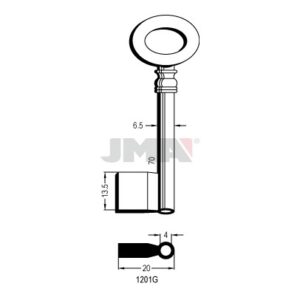 Ébauche de clé JMA 1201G