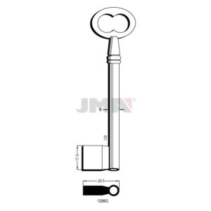 Ébauche de clé JMA 1206G