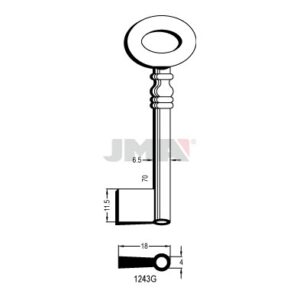 Ébauche de clé JMA 1243G