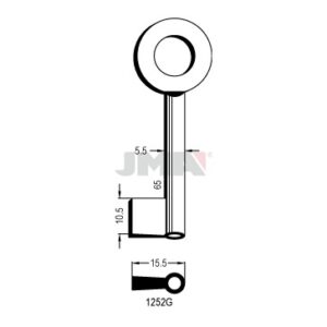 Ébauche de clé JMA 1252G