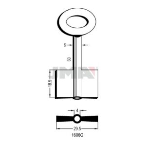 Ébauche de clé JMA 1606G