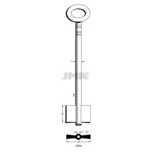 Ébauche de clé JMA 1625G