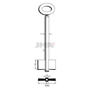 Ébauche de clé JMA 1626G