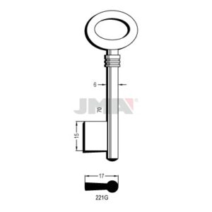 Ébauche de clé JMA 221G
