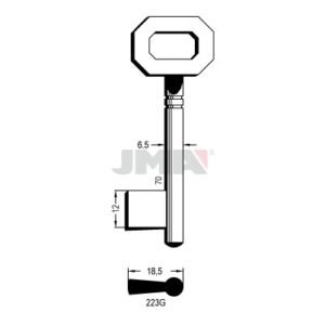 Ébauche de clé JMA 223G