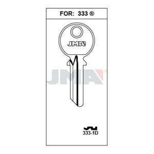Ébauche de clé JMA 333-1D – vue groupée