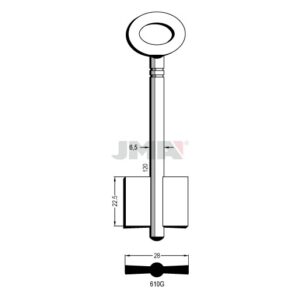 Ébauche de clé JMA 610G