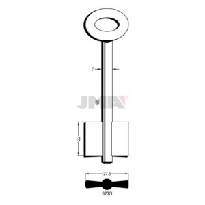 Ébauche de clé JMA 623G