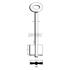 Ébauche de clé JMA 624G