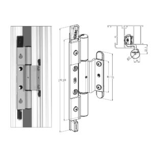 Sobinco 83201-1 | Charnière 3D | Max 180 kg – Image 3