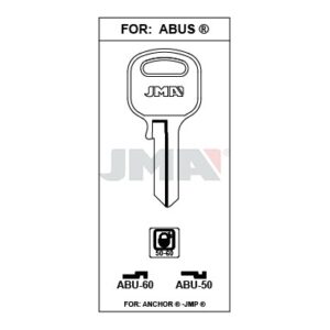 Ébauche de clé JMA ABU-50 – vue groupée