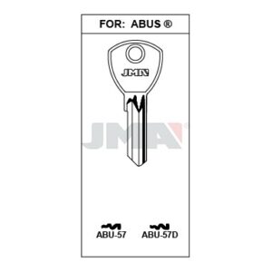 Ébauche de clé JMA ABU-57 – vue groupée