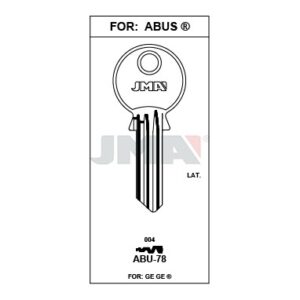 Ébauche de clé JMA ABU-78 – vue groupée