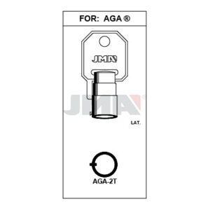 Ébauche de clé JMA AGA-2T – vue groupée