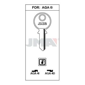 Ébauche de clé JMA AGA-4D – vue groupée