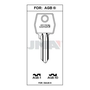 Ébauche de clé JMA AGB-1D – vue groupée