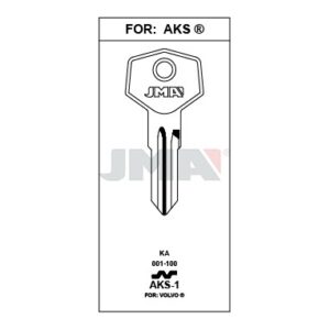 Ébauche de clé JMA AKS-1 – vue groupée
