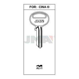 Ébauche de clé JMA ALI-1 – vue groupée