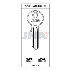 Ébauche de clé JMA AMA-1 – vue groupée