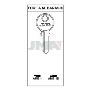 Ébauche de clé JMA AMB-1 – vue groupée