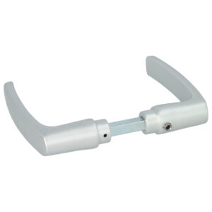 AMI Béquille double type 332 | Modèle bloc | Aluminium F1 | Carré inclus | Pour épaisseur de porte jusqu'à 57 mm – Image 2