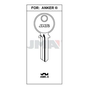 Ébauche de clé JMA ANK-4 – vue groupée