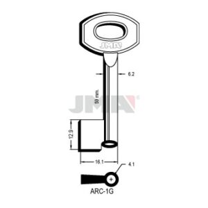 Ébauche de clé JMA ARC-1G