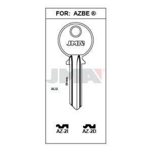 Ébauche de clé JMA AZ-2I – vue groupée