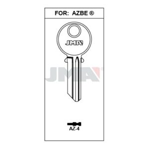 Ébauche de clé JMA AZ-4 – vue groupée