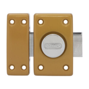 Abus CLK CB40 | Verrou de porte en applique | Bouton à l'intérieur et cylindre à l'extérieur