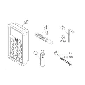 Abus HomeTec Pro CFT3100 | Clavier Bluetooth pour Abus ONE – Image 4