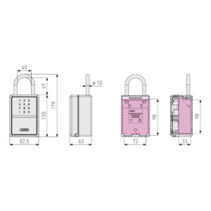 Abus Keygarage 797 ONE | Boîte à clés connectée avec anse – Image 8