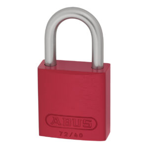 ABUS 72LL/40 Love Lock | Rouge | Personnalisable par gravure