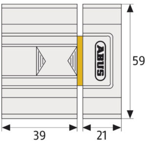 Abus SR30 | Verrou pour portes et fenêtres | Sans clé – Image 5